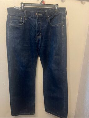 Levi's Men's Dark Blue Straight Jeans